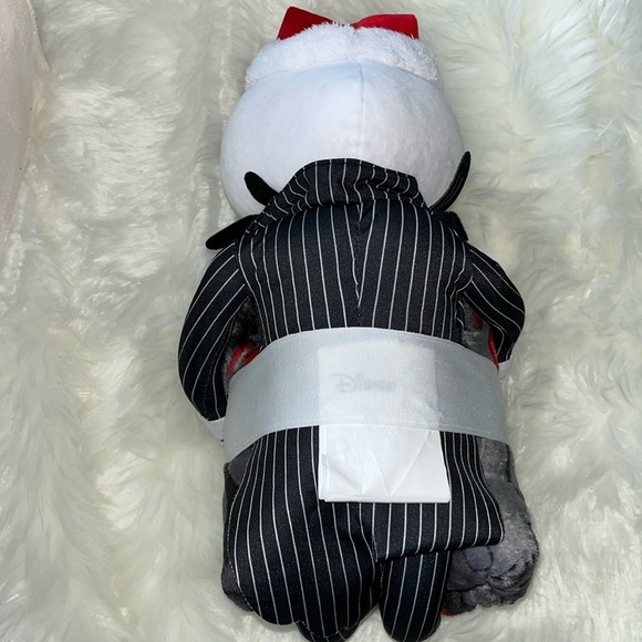 🆕 Nightmare Before Christmas Jack Skellington Plush Doll & Throw Holiday Santa - Picture 7 of 10